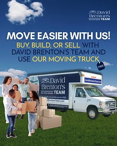 When you buy, build, or sell with DAVID BRENTON'S TEAM, you get more than just top-notch real estate service—you also get to use our moving truck for FREE! That’s right! We offer a 15-foot box truck equipped with an automatic transmission, air conditioning, and a convenient loading ramp to make your move smoother and stress-free. Whether you’re relocating across town or just moving a few streets over, we know that packing and transport can be one of the hardest parts of the process. That’s why o