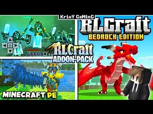 BEST RL CRAFT MOD FOR MINECRAFT POCKET EDITION ( 1.21+ ) | RL CRAFT MOD FOR MCPE/BE [ 2025 ] 🔥