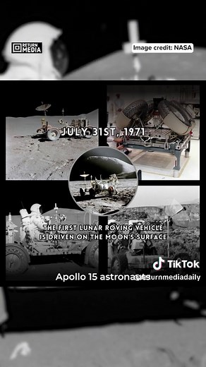 On July 31st, 1971, Apollo 15 astronauts James B Irwin and David Scott used the four-wheeled battery-powered Lunar Roving Vehicle (LRV) to explore the Moon's surface extensively. The LRV, also known as the Moon buggy, was used in the last three Apollo missions and covered more ground than previous missions, reaching a top speed of 11.2 miles per hour. The rover was left at the Hadley-Apennine site after the mission. #moon #space #oppenheimer #history #todayinhistory #historymemes #historyfacts #