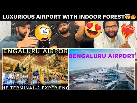 Reaction On India's Most Beautiful Airport T2 Bengaluru | गार्डन टर्मिनल | Pakistani Reaction🔥