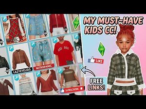 HUGE SIMS 4 KIDS CC FOLDER 2026 | 100+ Must-Have Items & Free Download