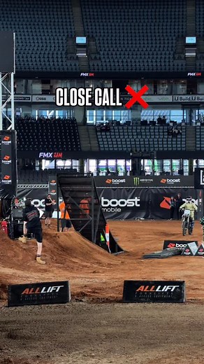 132K views · 1.2K reactions | @ryhazell hit the finish line scaff in practice! This kids whips are too big! See the FMX guys throw down tonight! | AUSX Open Supercross | Facebook