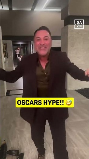 Oscar De La Hoya's EPIC celebration after Ryan Garcia becomes world champion 🔥