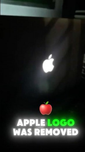 Why Apple Removed the Glowing Logo 🍎 #shorts #tech #apple
