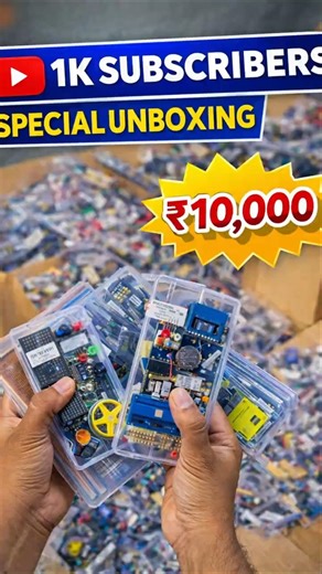 1K Subscribers Special 🎉 | ₹10,000 Electronics Unboxing 😍 #Shorts