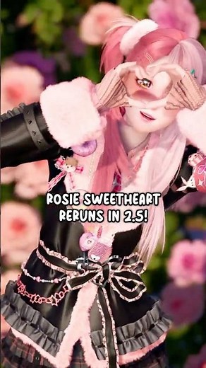 Rosie Sweetheart RERUN in Version 2.5 Infinity Nikki! 🩷