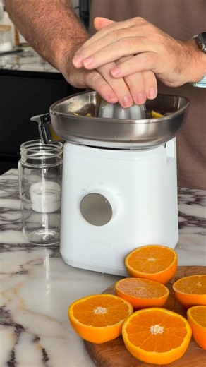 Reboot with Joe on Instagram: "Welcome to citrus season! Nama is celebrating with a special offer: Get a FREE Citrus Attachment with your purchase of a J2 Juicer (value $89) 🍊 Why we love the Citrus Attachment? With two reamer sizes, the Citrus Attachment handles everything from small key limes to large grapefruits. There is no need to peel. Just slice your citrus in half and press. The built-in strainer catches seeds as you juice, making the process smooth and cleanup quick. See how it works �