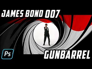 Photoshop: How to Create the Iconic, JAMES BOND 007 GUNBARREL.