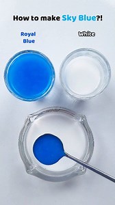 How to make Sky Blue?! #colormixing #satisfying #asmr #paintmixing #trending | Painting Academy