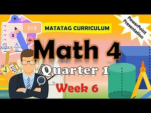 Math 4 Q1 Week 6 MATATAG PowerPoint Presentation #matatagcurriculum #matatag #grade4