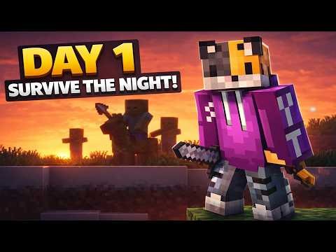Minecraft A Day Every Day – Day 1 New World Begins
