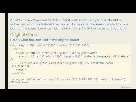 How to Make an SVG Mask Work with Animation