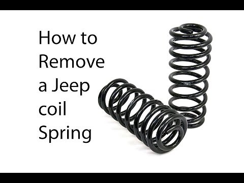 How to remove Jeep coil springs