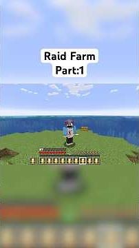 How to build a raid farm in Minecraft pt:1