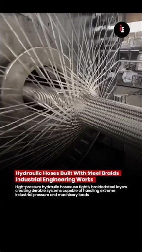 🚨 Hydraulic Hoses Built With Steel Braids 😳 Industrial Engineering Explained 🚨