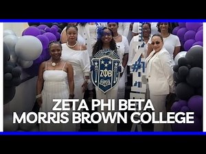 Beta Chapter of Zeta Phi Beta at Morris Brown College | Spring 2025