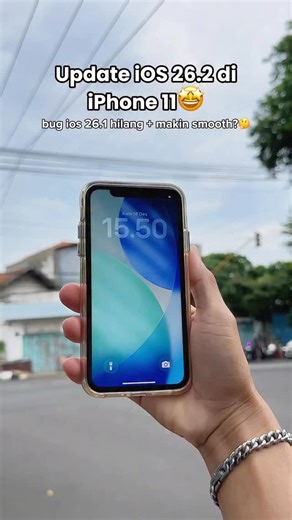 IPHONE & ANDROID PATI on Instagram: "Ga nyesel update ke ios 26.2🤩 #fyp #iphone11 #ios26 #iphone #iphonemurah"