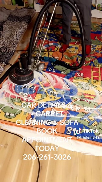 Wooow deep CLEANING ABC RUG FOR DAYCARE SOUTH SEATTLE TODAY