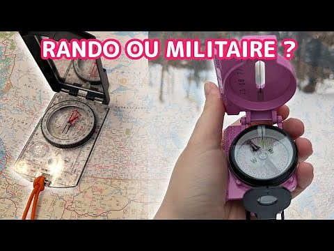 🧭 Boussole rando vs militaire : Les différences