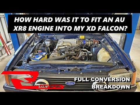 How Hard Was It to Fit an AU XR8 into My XD Falcon? | Full Conversion Breakdown | EFI 5.0 HO V8
