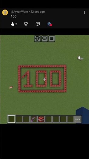 Fan Lucky Number Make In Minecraft #shorts