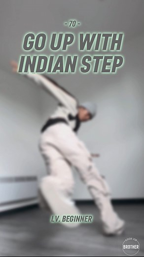 Hoki Leung on Instagram: "- GO UP WITH INDIAN STEP - ❰ Footwork Tutorial - 70 ❱ 🏄🏼‍♂️ Level: BEGINNER Mixing the Indian step into a go-up motion smoothly creates a transition in the reverse direction. Let’s explore this! Follow for more ⇀ @lh.kking #indianstep #goup #breaking #bboy #footwork #dancetutorial #footworker #flow #bboying"