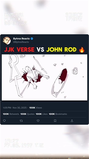 Jjk Verse Vs John Rod 🔥 #jujutsukaisen #anime #animeedit #jjk #modulo #manga #yuji