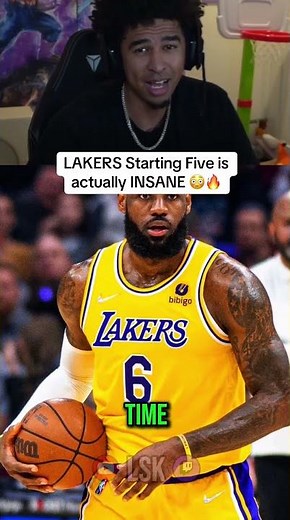 Lakers Starting Five is Actually INSANE 😳🔥 #NBA #Lakers #basketball