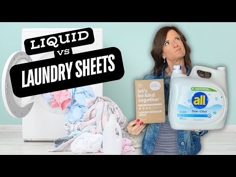 Do Laundry Sheets Really Work? A Side-by-Side Test with Liquid Detergent!