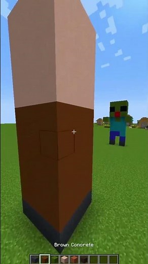 ❤️ Minecraft Quick Tutorial - How To Build Mini Villager Statue! ❤️