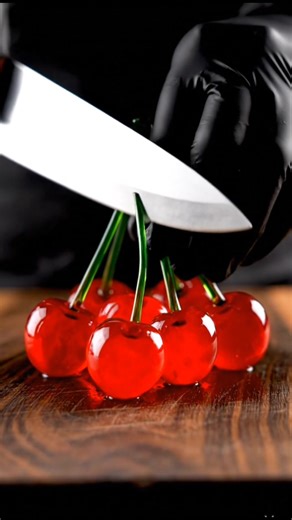 Satisfying Cherries Cutting ASMR Experience