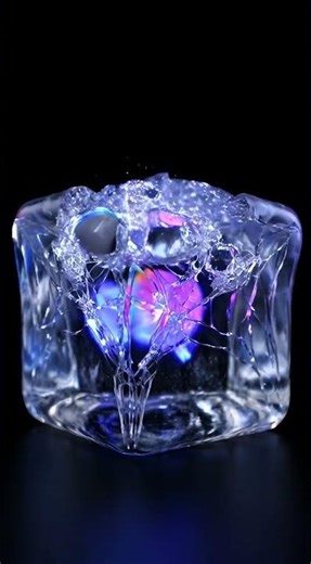 Neon Cube Satisfying Explosion | Vibrant Colours & Mesmerizing Visuals!