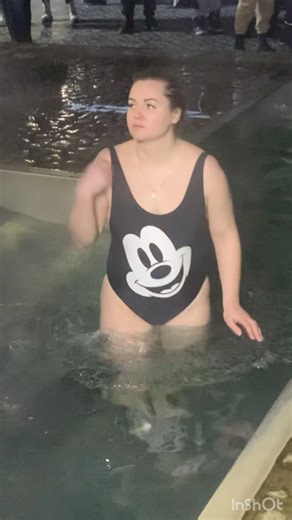 Epiphany bathing ice hole swimming bath 22.01.2023 #shorts