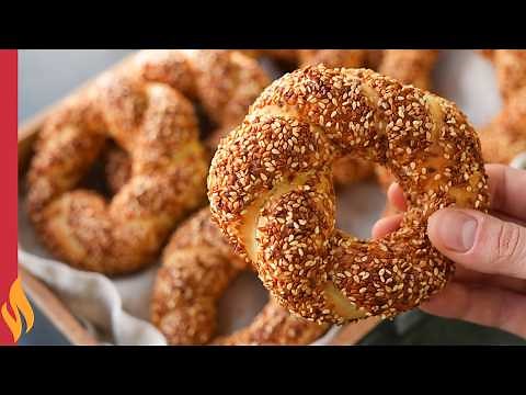 CRISPY HOMEMADE SİMİT ✅ Kapış Kapış Going Simit Recipe 👌🏼