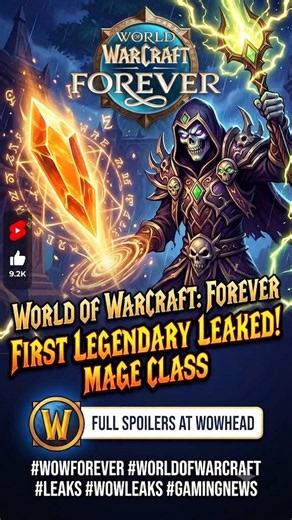 HUGE WoW Forever Leak: First Legendary Weapon & Roadmap Leaked!