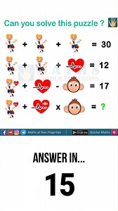 5.4K views · 11 reactions | Unlock Your Brain: Mind-Bending Math Puzzles Await! #MathSkills #mathstricks #mathstutor #MathHelp #mathstudent #ThinkSmart #challengeyourself #MathTricks #learningathome #learningisfun #learning #maths #mathteacher #math #education | Maths at Your Fingertips | Facebook