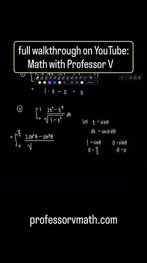 This Integral Tests Basically Every Calc 2 Technique 😭