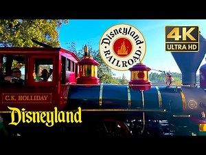 Disneyland Railroad Full Loop | 4K POV | Classic Disney Train Ride
