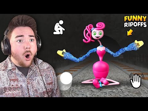PLAYING POPPY PLAYTIME CHAPTER 2 RIPOFFS… (so funny and bad)