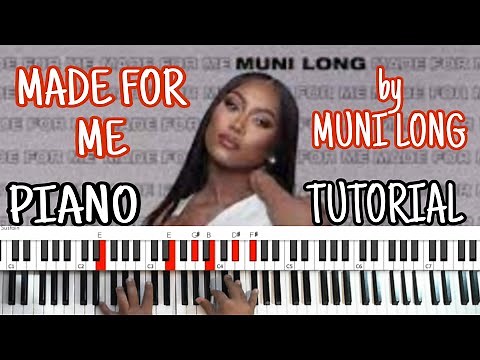 Made For Me (by Muni Long) - Piano Tutorial