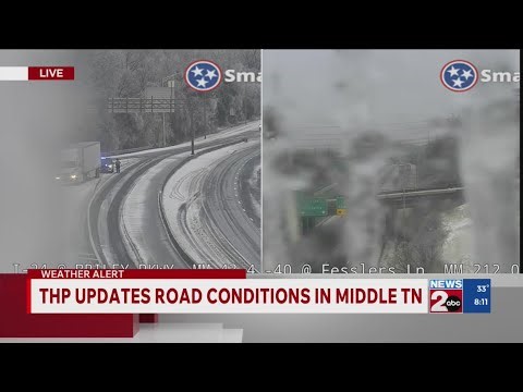 THP provides update on road conditions Sunday morning