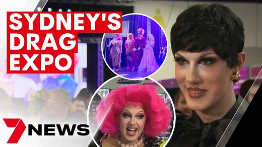 Sydney’s first-ever drag queen convention is being held at Darling Harbour this weekend. The Drag Expo is being promoted as a celebration of local and international drag, pop culture & cult beauty. MC of the pink carpet walk, Kane Enable, told 7NEWS that crowds are engaging in the exhibition’s panels and performances. “There’s so many queens. So many drags…it feels so safe”, said Kane Enable. 7NEWS at 6pm. More local news: 7news.com.au/news/sydney #DragExpo #7NEWS | 7NEWS Sydney