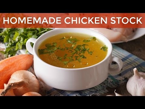 CHICKEN STOCK | easy homemade recipe