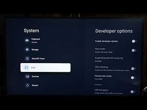 How to Enable or Disable Developer Options on Google TV Android TV OS 14