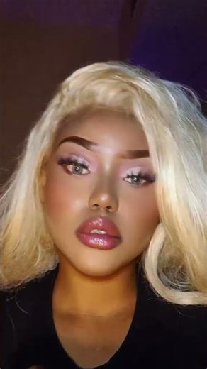 Plot twist: she's completely different #makeup #transition #glowup