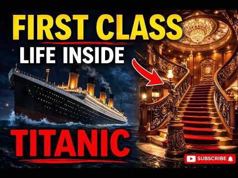 Inside Titanic’s First Class: The Luxury Life of the Rich Passengers #titanic #documentary #history