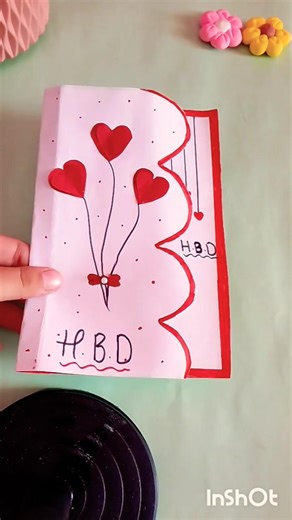 DIY birthday card step by step easy toturial ✨💫🥰