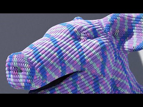 Plain Weft Knitting – Houdini Tutorial