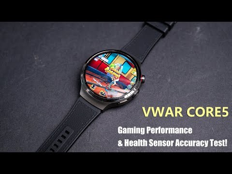 VWAR CORE5 Android Smartwatch – Gaming Performance & Health Sensor Accuracy Test! 🎮❤️