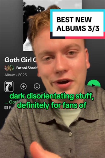 #NewMusic (FOLLOW FOR MUSIC TIPS) New music recommendations from the underground & avant-garde to add to your playlist (3/3) Comment your one-word review and what you’re listening to? ALBUM: Fatboi Sharif - Goth Girl On The Enterprise * * * #musicdiscovery #songrecommendations #weirdmusic #musictok